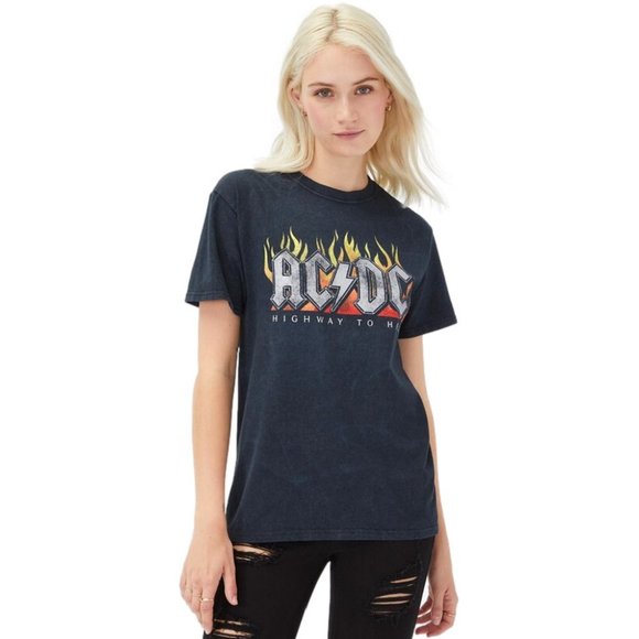AC/DC Highway To Hell Vintage Wash Tee Unisex - Picture 3 of 9